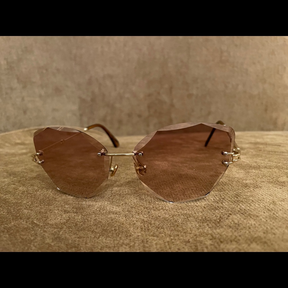 🔥 2 for $20 ✨ Cat Eye Rimless Sunglasses